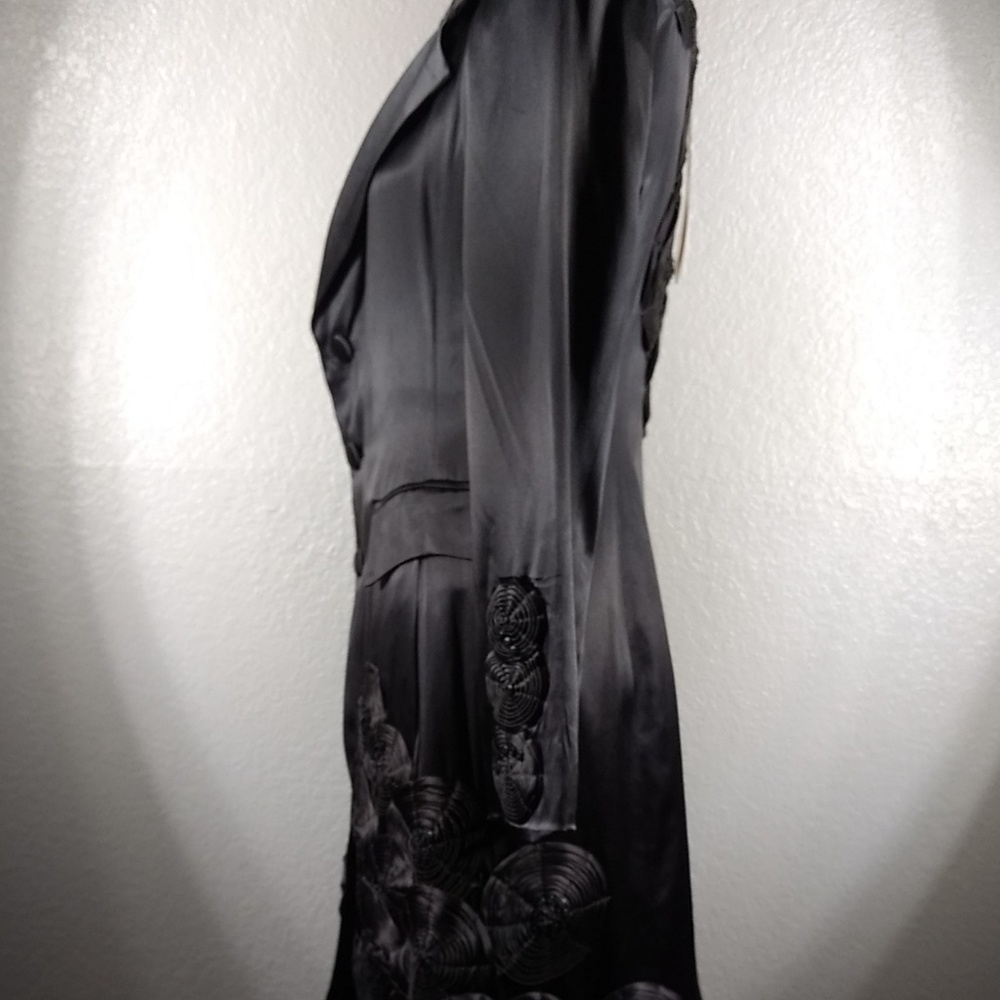 Biya by Johnny Was Silk Satin Circulae Coat NWT - Picture 5 of 6
